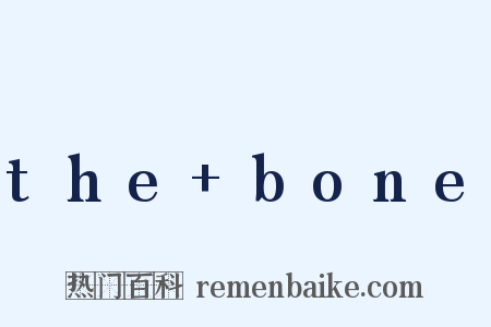 the bone是什么意思的图片